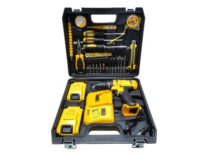 Aku vŕtací skrutkovač 2x48V + príslušenstvo RS617 BULLTECH