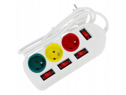Predlžovací kábel 5m 3 zásuvky RS1445 BULLTECH