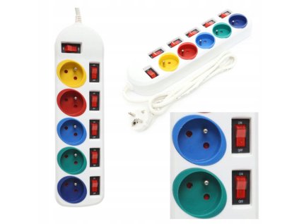 Predlžovací kábel 3m 5 zásuviek RS1442 ONDRAGON