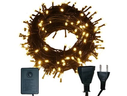 eng pl Vianočné osvetlenie na stromček do interiéru biele teplé 500 LED 7 programov 6619 1