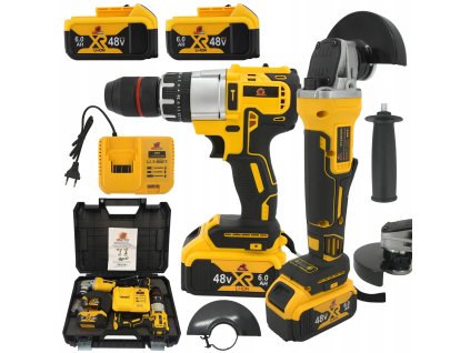 Sada aku skrutkovača a brúsky 2x48V BT5003AD BULLTECH