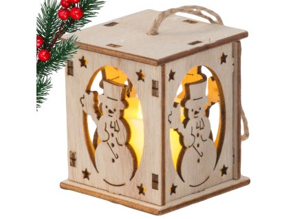 Závesná vianočná lucerna 26174 JIPOS
