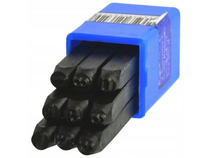 Raznice čísel do kovu 9ks G01811 GEKO