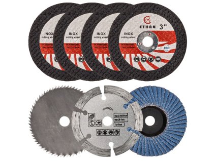 Súprava kotúčov pre mini brúsku 75 mm, 7 ks RTSZK0134-ZTA RED TECHNIC