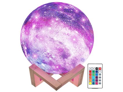 Nočné svetlo 3D guľa RGB 15844 JIPOS