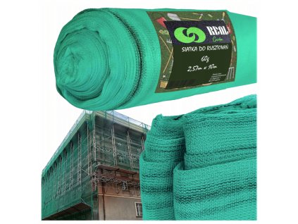 Ochranná sieť 2,57x10m, zelená R927 JIPOS