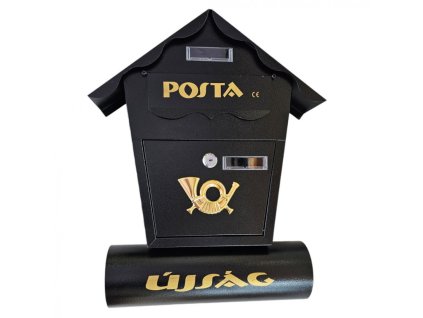 Poštová schránka, čierna BX3448_CZ BOXER