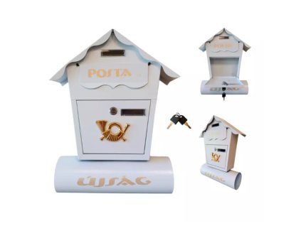 Poštová schránka, biela BX3448_W BOXER