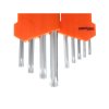 L-kľúče TORX súprava 9ks T10-T50 mm KD10295 KRAFT&DELE