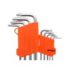 L-kľúče TORX súprava 9ks T10-T50 mm KD10295 KRAFT&DELE