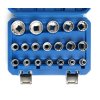 TORX sada nástrčných hlavíc 19 ks KD10347 KRAFT&DELE