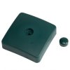 Plastový uzáver zelený - hranol 100 x 100 mm Jipos