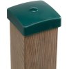 Plastový uzáver zelený - hranol 100 x 100 mm Jipos