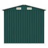 Záhradný domček na náradie plechový 2,6x2,6 x1,9 m, zelený 28569 BASS