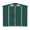 Záhradný domček na náradie plechový 2,6x2,6 x1,9 m, zelený 28569 BASS
