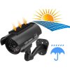 eng pl Dummy camera ir led monitoring solar outdoor wall camera with flashing diode 4931 6