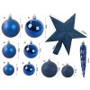 eng pl Vianočné ozdoby na stromček sviatok modrá trblietavá hviezda 8 6 5 6761 5