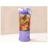 Prenosný USB bezdrôtový smoothie mixér drvič ľadu fialový 7454 5