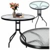 Sklenený stôl na terasu 60cm R1825 JIPOS