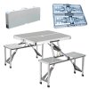 Skladací stôl s lavicami, hliníkový R1122 JIPOS