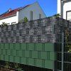 Zatieňovacia plotová fólia 19cm x 35m, kamenný plot R2280 JIPOS