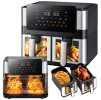 Teplovzdušná fritéza 4l+4l 2000W R2367 JIPOS