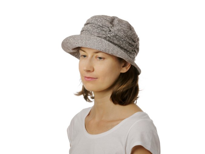 Dámský letní klobouk z bavlněného kreše