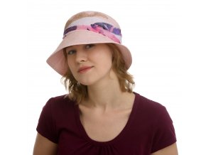 Barevný letní dámský klobouk z bavlny