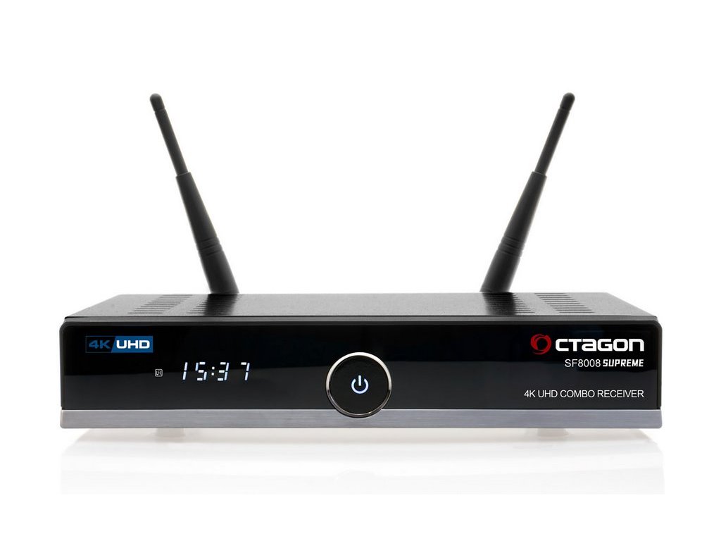 OCTAGON SF8008 SUPREME V3 Combo DVBS2/T2 4K, HbbTV, dual OS Enigma 2