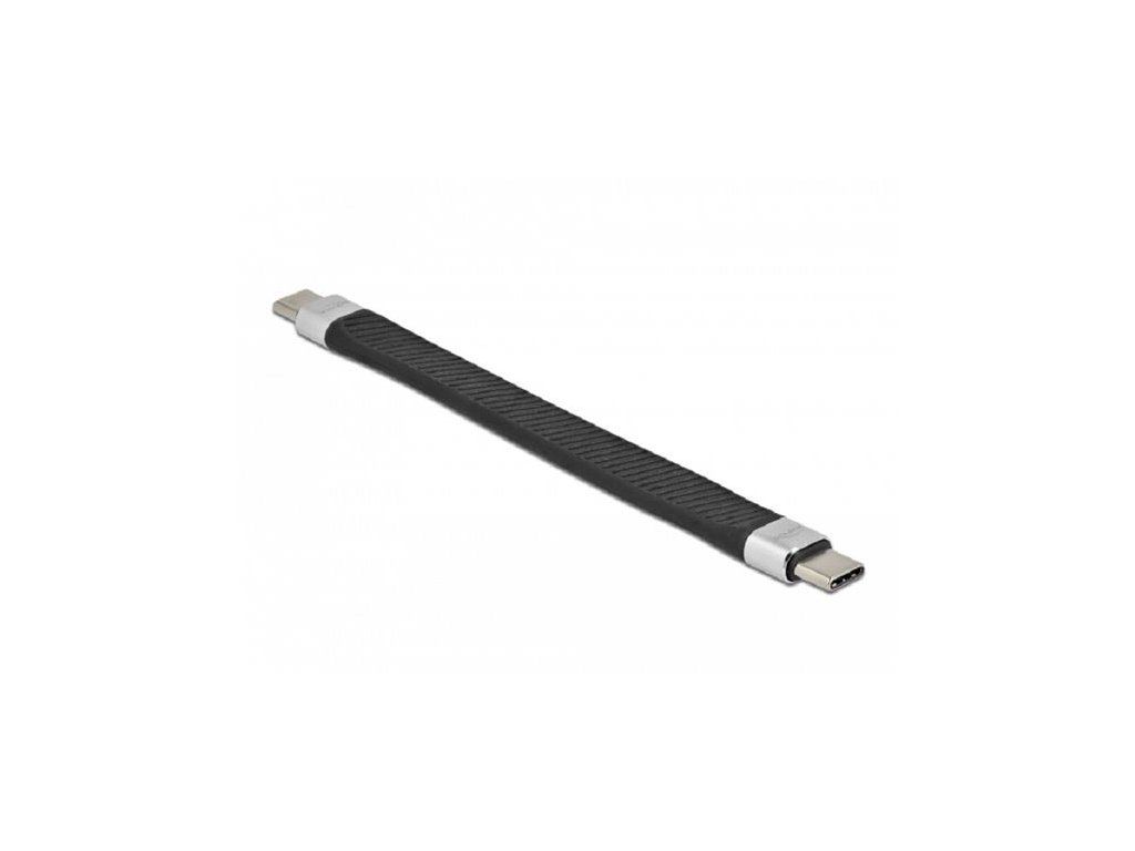 Delock USB 3.2 Gen 2, FPC plochý stuhový kabel, USB Type-C na USB Type-C, 13 cm, PD 5 A E-Marker