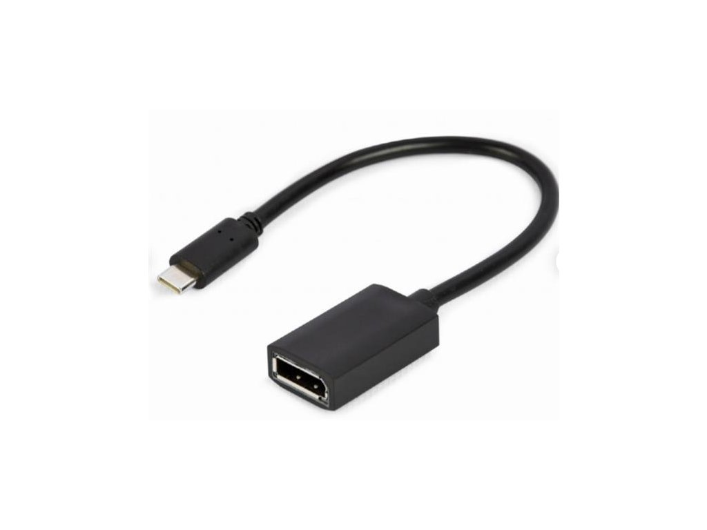 GEMBIRD USB Type-C na DisplayPort adaptér kabel 4K, 15 cm, černý