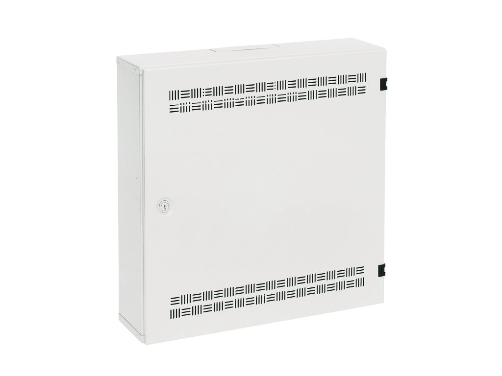 Rozvaděč Solarix LC-18 s lištami 2U, 4U a 11U, 550x550x150mm bílá RAL9003
