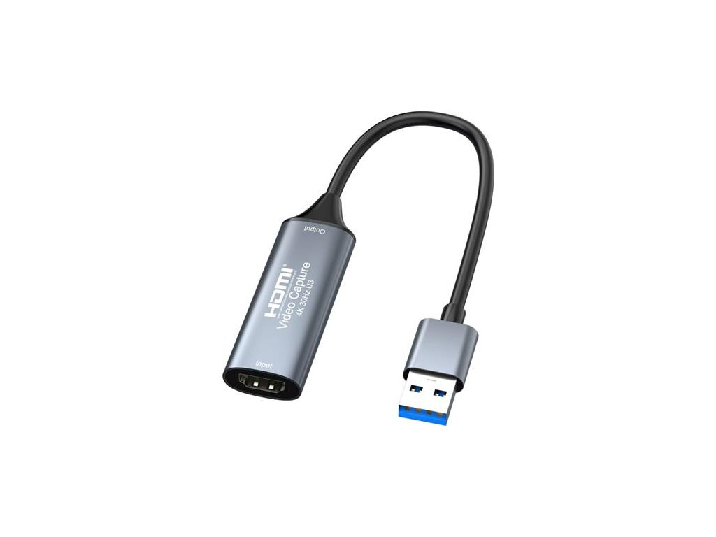 PremiumCord HDMI capture/grabber pro záznam Video/Audio signálu do počítače s konektorem USB3.0 typ A