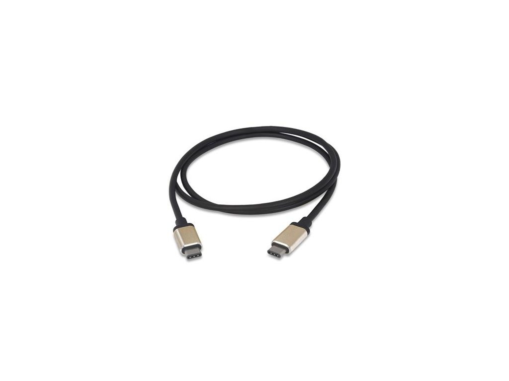 PremiumCord Kabel USB 3.1 konektor C/male - USB 3.1 konektor C/male, 0,5m hliníkové konektory
