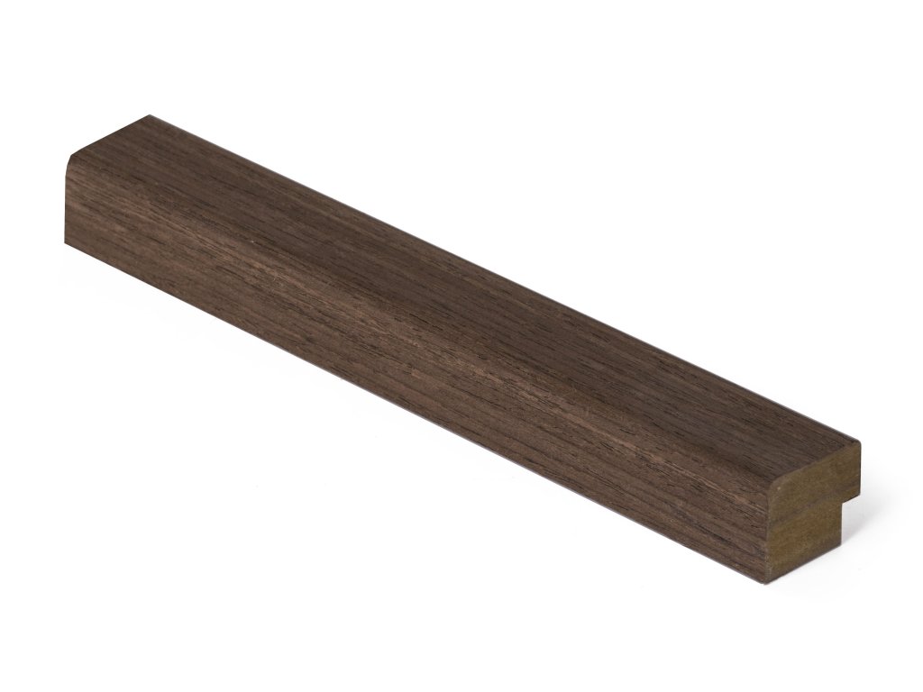 Zakončovací lišta G21 pro akustický panel, tmavý ořech