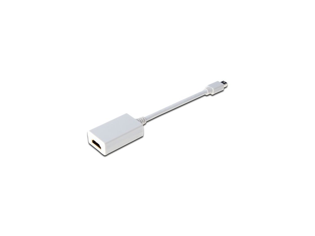 Digitus DisplayPort adapter, mini DP/M - HDMI Type A/F