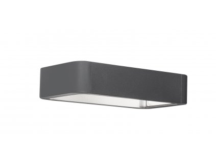 Svítidlo Nova Luce NED WALL GREY nástěnné, IP 54, 2x6 W