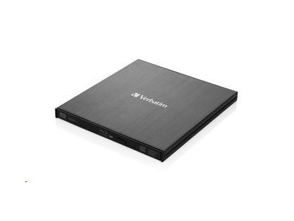 VERBATIM externí mechanika Slimline Blu-ray Rewriter USB 3.0 Zdarma BR Disc 25GB (CD DVD BD Mdisc)