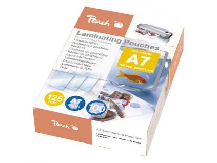 PEACH laminovací folie A7 Laminating Pouch (111x154mm), 125mic, 100ks