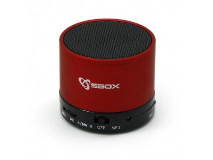 SBOX repro BT-160R red bluetooth reproduktor (3W 1.0 červený)