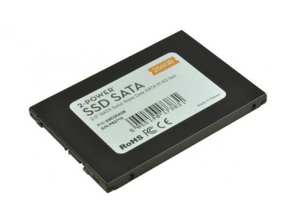 2-Power SSD 256GB 2.5" SATA III 6Gbps (R530, W320 MB/s, IOPS 81/78K)