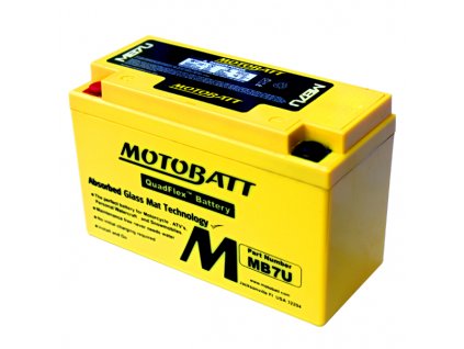 Baterie Motobatt MB7U 6,5Ah, 12V, 2 vývody