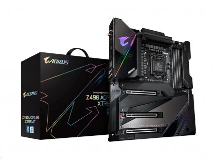 GIGABYTE MB Sc LGA1200 Z490 AORUS XTREME Rev. 1.0, Intel Z490, 4xDDR4, 1xHDMI, WI-FI, E-ATX