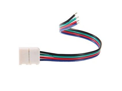 Konektor napájecí pro RGB pásek 10mm - jednostranný