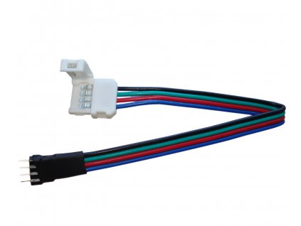 Konektor pro LED PÁSKY - RGB - 10mm - 4pin - PÁSEK / KONTROLER