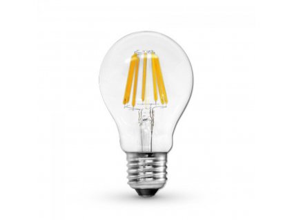 LED žárovka - E27 - 12W - 1300Lm - filament - teplá bílá