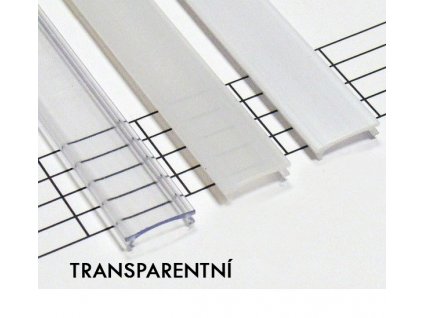 Transparentní difuzor KLIK pro profily A, B, C, 2m