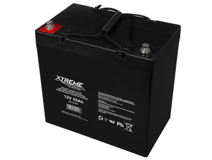 Baterie olověná 12V / 55Ah Xtreme 82-228 gelový akumulátor