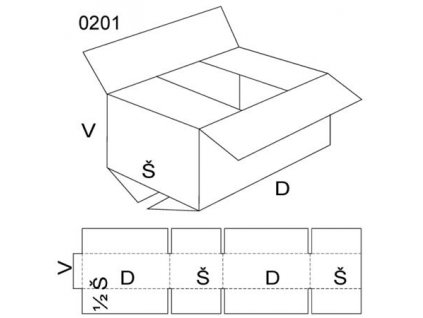 Klopová krabice, velikost M, FEVCO 0201, 560 x 500 x 600 mm