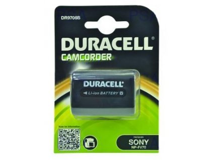 DURACELL Baterie - DR9706B pro Sony NP-FV70, černá, 1640 mAh, 7.4V